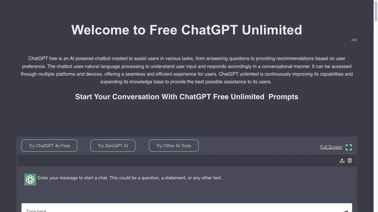 ChatGPT Free