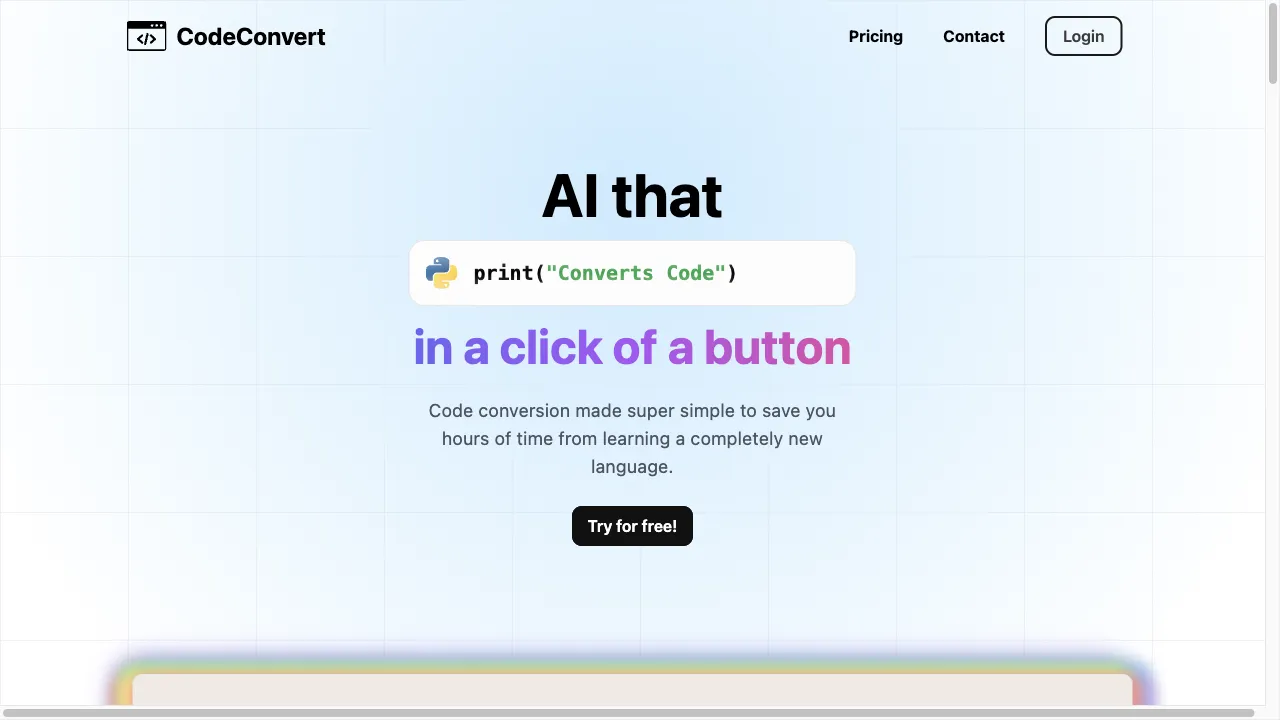 CodeConvert AI