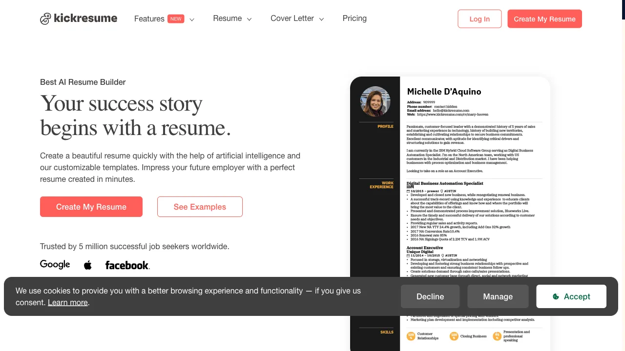 Kickresume