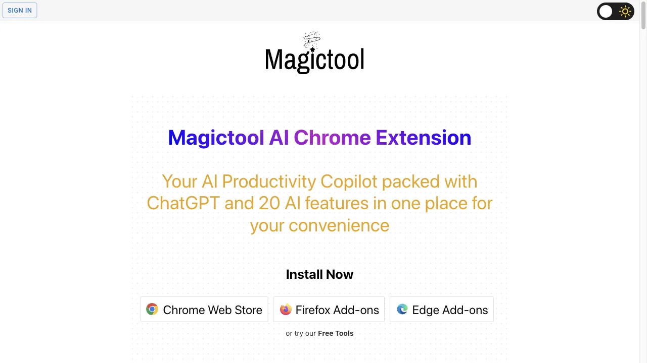 Magictool AI