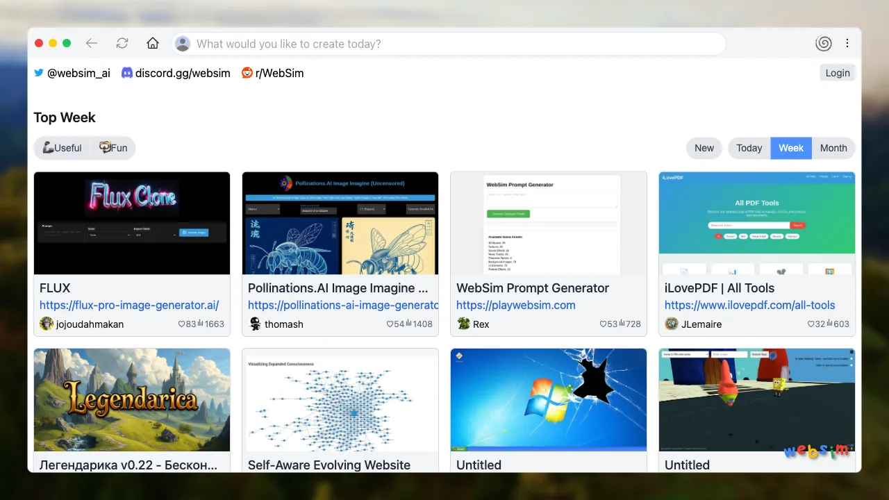 WebSim.AI